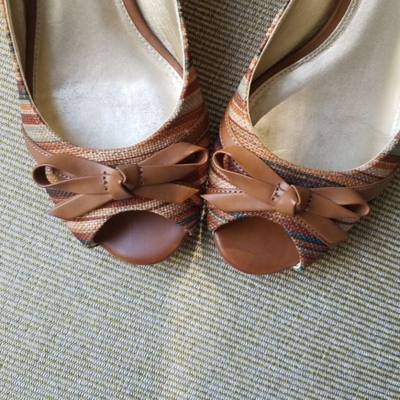 Women's peep-toe slip-on shoes - Picture 5 of 6